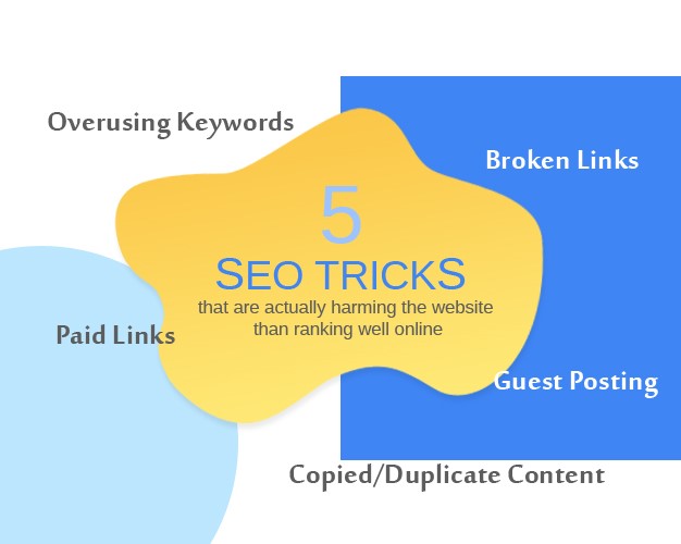 top 5 SEO tricks that are actually harming the website